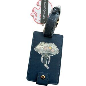 IVORYELLA Navy Blue Luggage Tag NEW without tags